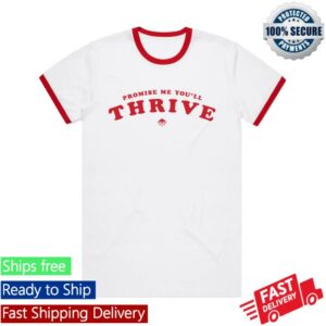 I Built The Sky Merch Store Thrive Ringer T-Shirt