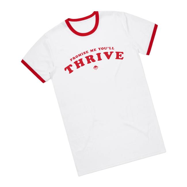I Built The Sky Merch Store Thrive Ringer T-Shirt I Built The Sky Merch Store Thrive Ringer T-Shirt