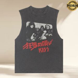 Kiss Merch Store Shout It Out Loud Japan Cover Muscle Tee