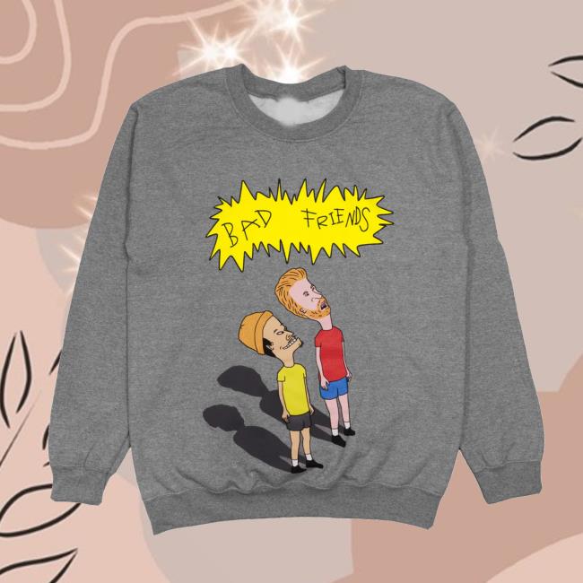 Bad Friends Merch Store Shop Bobby & Andrew Crewneck Bad Friends Merch Store Shop Bobby & Andrew Crewneck