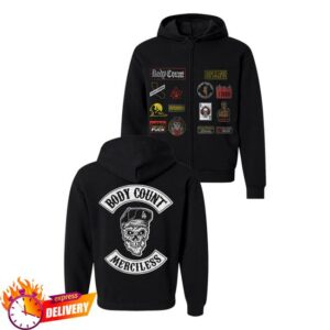 Body Count Merch Store Zip Up Biker Hoodie