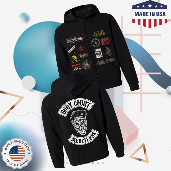 Body Count Merch Store Zip Up Biker Hoodie Body Count Merch Store Zip Up Biker Hoodie