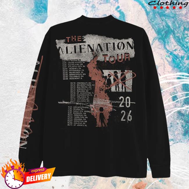 Three Days Grace Merch Store 2026 Alienation Tour Long Sleeve Three Days Grace Merch Store 2026 Alienation Tour Long Sleeve