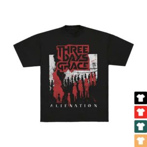 Three Days Grace Merch Store 2026 Alienation Tour T-Shirt