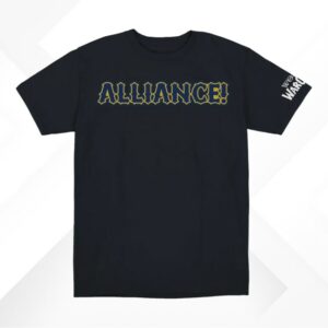 Blizzard Store Merch World Of Warcraft Alliance Banner Blue T-Shirt