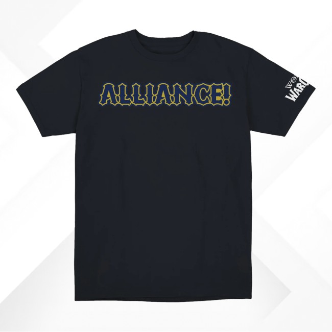 Blizzard Store Merch World Of Warcraft Alliance Banner Blue T-Shirt Blizzard Store Merch World Of Warcraft Alliance Banner Blue T-Shirt