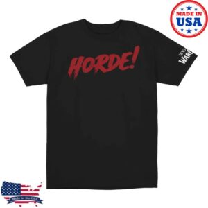 Blizzard Store Merch World Of Warcraft Horde Banner Black T-Shirt