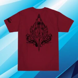 Blizzard Store Merch World Of Warcraft Blood And Thunder Red T-Shirt