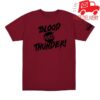 Blizzard Store Merch World Of Warcraft Blood And Thunder Red T-Shirt 2 kenny blizzard store merch world of warcraft blood and thunder red t shirt