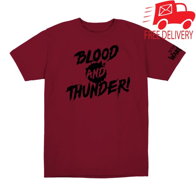 Blizzard Store Merch World Of Warcraft Blood And Thunder Red T-Shirt Blizzard Store Merch World Of Warcraft Blood And Thunder Red T-Shirt