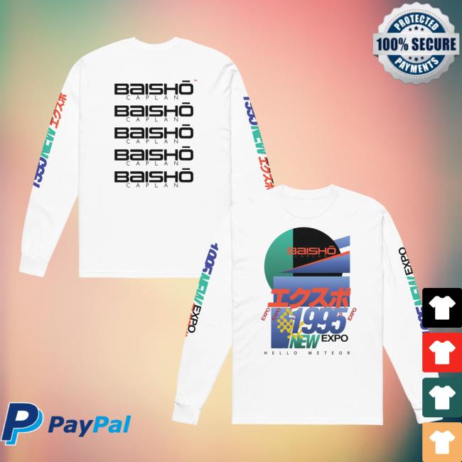 Hello Meteor Merch Store Expo 1995 Promotional Graphic Longsleeve Hello Meteor Merch Store Expo 1995 Promotional Graphic Longsleeve
