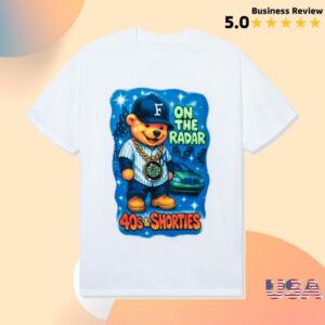 40Sandshorties Merch Store Otr Bear Tee White