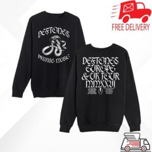 Deftones Store Merch Private Music Crewneck