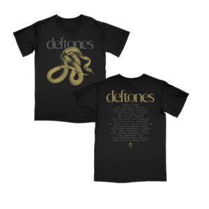 Deftones Store Merch Snake Uk Eu Tour T-Shirt