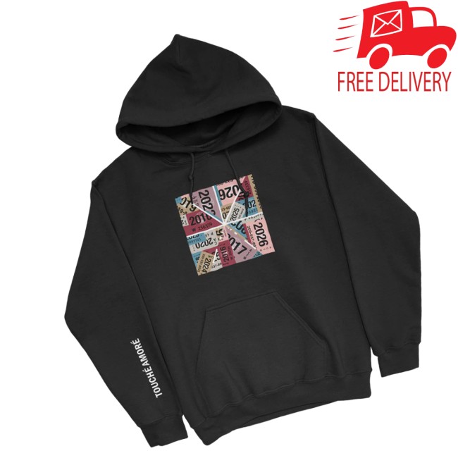 Touche Amore Store Merch Registration Pullover Hoodie (Black) Touche Amore Store Merch Registration Pullover Hoodie (Black)