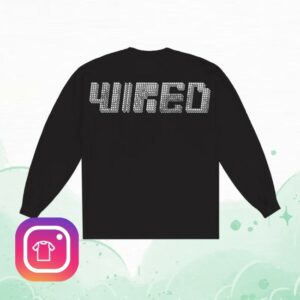 Run For Cover Records Store Merch Basement Wired Cat Long Sleeve