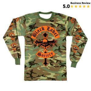 Black Label Society Store Merch Mafia Camo Longsleeve