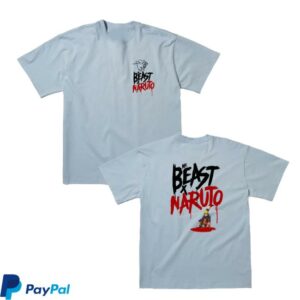 Mrbeast Store Merch Shop Mrbeast X Naruto Gaka Tee