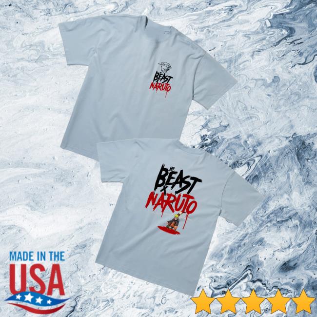 Mrbeast Store Merch Shop Mrbeast X Naruto Gaka Tee Mrbeast Store Merch Shop Mrbeast X Naruto Gaka Tee