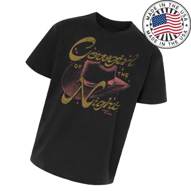 Lainey Wilson Shop Merch Store Cowgirl Of The Night T-Shirt Lainey Wilson Shop Merch Store Cowgirl Of The Night T-Shirt