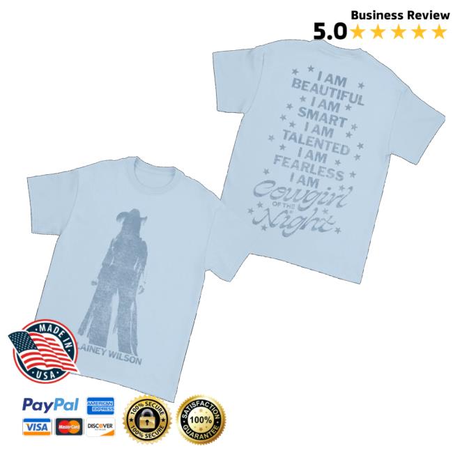 Lainey Wilson Shop Merch Store I Am Cowgirl Of The Night T-Shirt Lainey Wilson Shop Merch Store I Am Cowgirl Of The Night T-Shirt