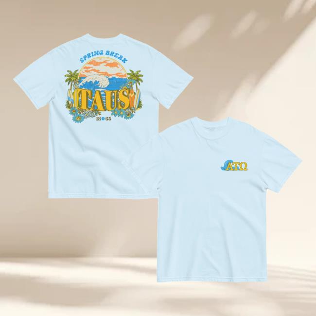 Alpha Tau Omega Merch Store Ato Spring Break T-Shirt Alpha Tau Omega Merch Store Ato Spring Break T-Shirt