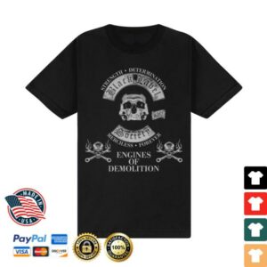 Black Label Society Merch Store Engines Of Demolition Black Tour Tee
