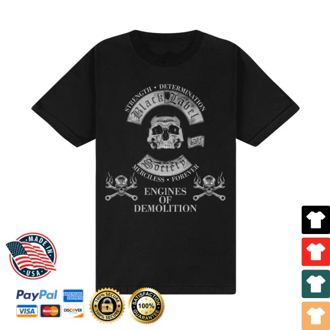 Black Label Society Merch Store Engines Of Demolition Black Tour Tee Black Label Society Merch Store Engines Of Demolition Black Tour Tee
