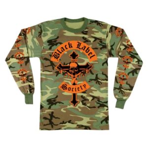 Black Label Society Merch Store Mafia Camo Longsleeve