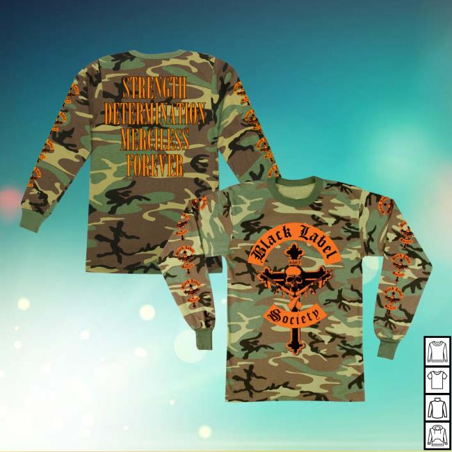Black Label Society Merch Store Mafia Camo Longsleeve Black Label Society Merch Store Mafia Camo Longsleeve