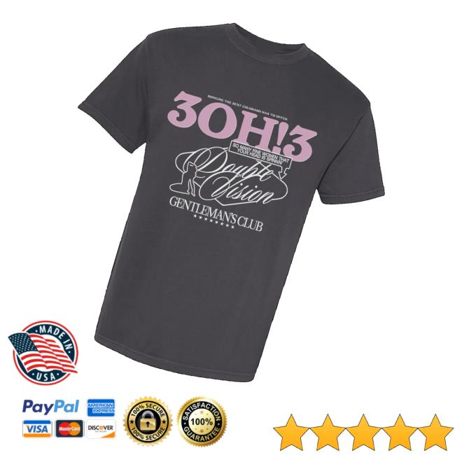 3Oh3 Shop Merch Double Vision Tee 3Oh3 Shop Merch Double Vision Tee
