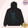 kenny Run For Cover Records Merch Store Basement Ascii Cat Hoodiea