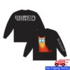 kenny Run For Cover Records Merch Store Basement Wired Cat Long Sleeveaa