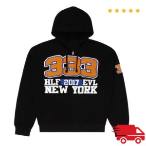 Half Evil Store Merch New York Thermal Hoodie