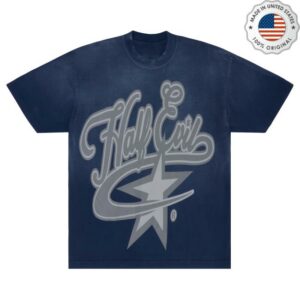 Halfevilco Merch Store Navy Evil Star Tee