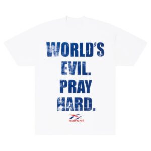 Halfevilco Merch Store Pray Hard Tee