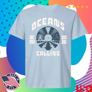 Oceans Calling Festival Merch Store Record Lineup Tee