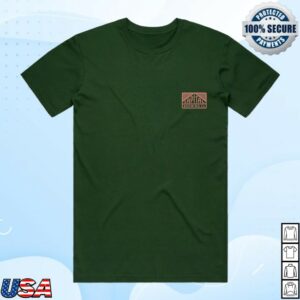 Capital Brewing Store Merch Hug &Chug Tee Green