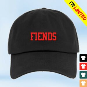 The Super Mookin Fiends Store Shop Fiends Logo Dad Hat Black
