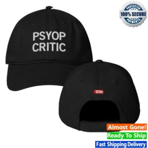 Tucker Carlson Store Merch Psyop Critic Baseball Hat