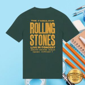 The Rolling Stones Store Merch Rolling Stones Dublin Concert T-Shirt
