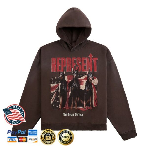 Represent Merch Collaborations Capsule Store Merch Represent Dream On Tour Hoodie - Newest Fashion Trends