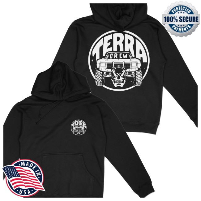 Terra Crew Store Merch Prerandan Black Midweight Hoodie Terra Crew Store Merch Prerandan Black Midweight Hoodie