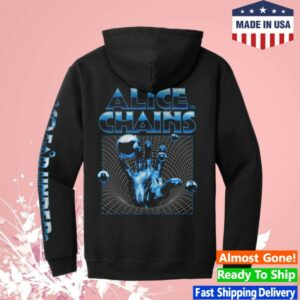 Alice In Chains Store Merch Wormhole Pullover Black Hoodie