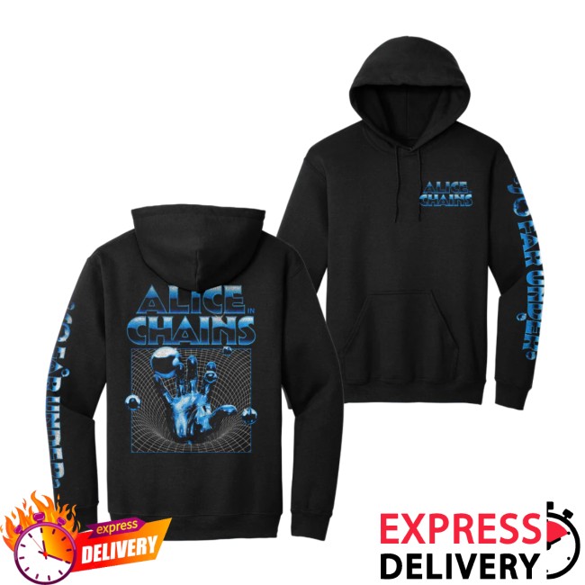 Alice In Chains Store Merch Wormhole Pullover Black Hoodie Alice In Chains Store Merch Wormhole Pullover Black Hoodie