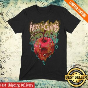 Alice In Chains Store Merch Trippy Rotten Apple T-Shirt