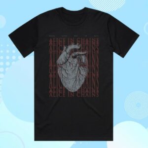 Alice In Chains Store Merch Black Gives Way To Blue T-Shirt