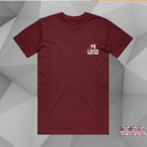 Capital Brewing Merch Store House Of Good Times Tee Maroon