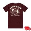 Capital Brewing Merch Store House Of Good Times Tee Maroon