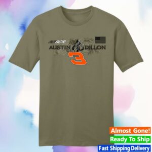 Rcrracing Merch Store Austin Dillon 2026 Bass Pro Shops Winchester Brown Patriotic Tee